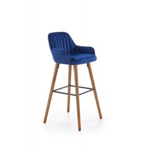 Barová židle H-93 Halmar Modrá obraz