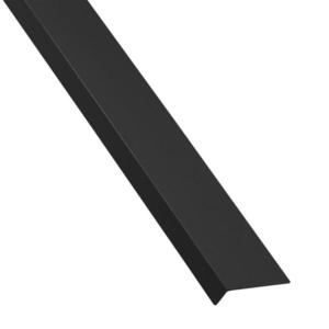 Rohový Profil Samolepící PVC Černý Mat 19, 5x11, 5x1000 obraz