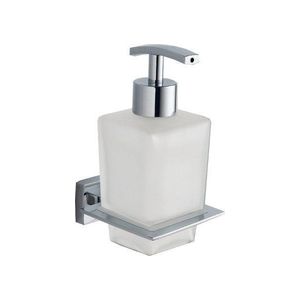 AQUALINE APOLLO dávkovač mýdla, 200ml, mléčné sklo, chrom 1416-19 obraz