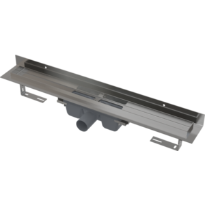 Alcadrain Podlahový žlab s okrajem pro plný rošt a s pevným límcem ke stěně APZ16-1050 APZ16-1050 obraz