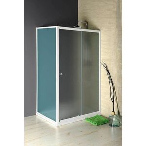 AQUALINE AMADEO posuvné sprchové dveře 1200 sklo Brick BTS120 obraz