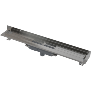 Alcadrain Podlahový žlab s okrajem pro plný rošt a s pevným límcem ke stěně, svislý odtok APZ1116-850 APZ1116-850 obraz