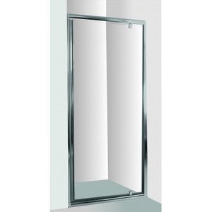 HOPA Sprchové dveře do niky SMART ALARO BARVA rámu Chrom/Leštěný hliník (ALU), Rozměr A 80 cm, Směr zavírání Univerzální Levé / Pravé, Výplň Grape bezpečnostní sklo 6 mm OLBALA80CGBV obraz