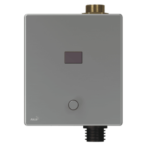 Alcadrain ASP3-KT Automatický splachovač WC s manuálním ovládáním kov, 12 V (napájení ze sítě) obraz