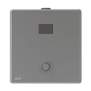 Alcadrain ASP4-KT Automatický splachovač pisoáru s manuálním ovládáním kov, 12 V (napájení ze sítě) obraz