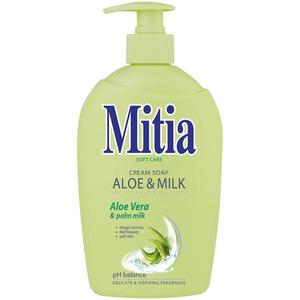 Mitia tek.mýdlo s dáv.aloe+milk 500 ml obraz