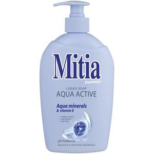 Mitia tek.mýdlo s dáv.aqua active 500 ml obraz
