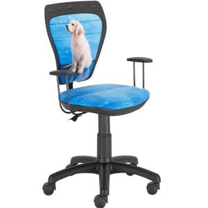 Otáčecí Židle Ministyle Black – Bílý Labrador obraz