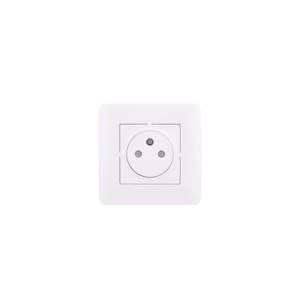5B142 − Zásuvka SLIM PUSH, bílá obraz