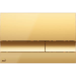 Alcadrain Ovládací tlačítko pro předstěnové instalační systémy, zlatá-lesk M1725 M1725 obraz