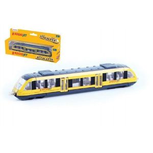 Vlak žlutý RegioJet kov/plast 17cm obraz