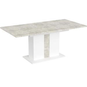 Stůl Grays 134x90+40 Bílý/Betón obraz