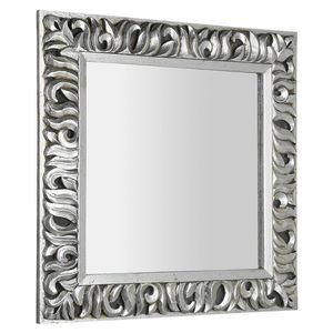 SAPHO ZEEGRAS zrcadlo ve vyřezávaném rámu 90x90cm, stříbrná IN401 obraz