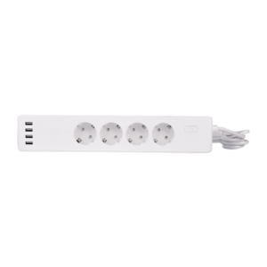 Greenlux Prodlužovací kabel s vypínačem 1, 8 m + 4xUSB/Wi-Fi Tuya obraz
