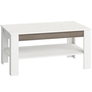 Konferenční stolek Blanco 114 cm, borovice sněžná / new grey obraz