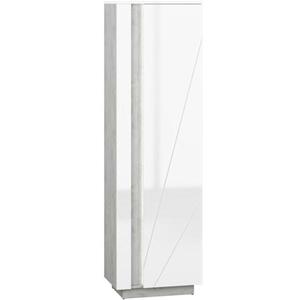 Skříň Lumes 60 cm, bílá / beton obraz
