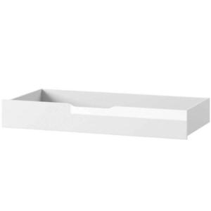 Zásuvka pod postel Selene 160 cm, bílá mat / bílá lesk obraz