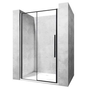 Rea Průhledné sprchové dveře 1300x1950 Solar Black K6358 obraz
