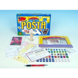 Pošta vzdělávací společenská hra v krabici 28, 5x19x3, 5cm obraz