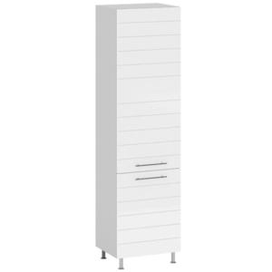 Kuchyňská skříňka Daria 60 cm, bílá/ popelavě šedá, 2D 60CM obraz