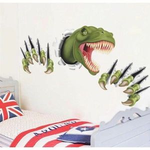 Samolepicí dekorace 3D Dinosaurus, zelená obraz