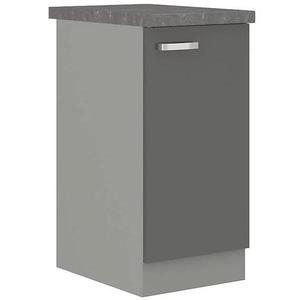 Kuchyňská skříňka Grey 40D 1F BB, šedá obraz