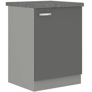 Kuchyňská skříňka Grey 60D 1F BB, šedá obraz