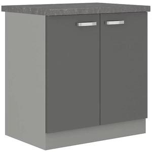 Kuchyňská skříňka Grey 80D 2F BB, šedá obraz