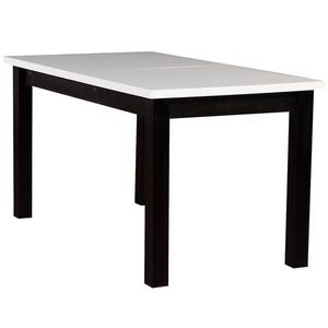 Stůl ST28 140X80+40 Bílý/Černá obraz