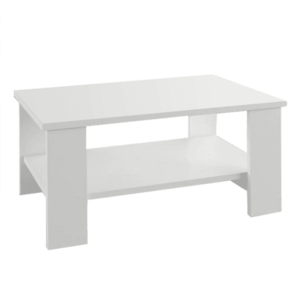 Konferenční stolek, bílá, BERNARDO obraz