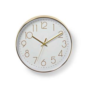CLWA015PC30GD - Nástěnné hodiny 1xAA bílá/zlatá obraz
