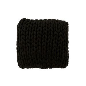 Pletený černý polštář Tricot black - 40*40 cm 7259 obraz