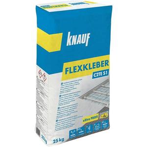 Flexibilní cementové lepidlo na obklady a dlažbu Knauf Flexkleber C2TE S1 mrazuvzdorné 25 kg obraz