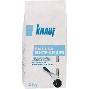 Rychletuhnoucí montážní sádra Knauf Bau- und Elektrikergips bílý 4 kg obraz