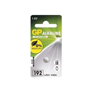 Alkalická baterie knoflíková LR41 GP ALKALINE 1, 5V/24 mAh obraz