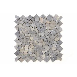 Divero 622 Mramorová mozaika šedá 1 m² obraz