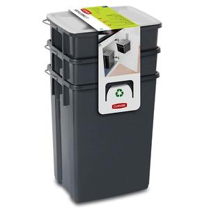 Odpadkový sada box Biobox 245948 šedý 2x10l + 6l obraz