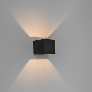 Sada 4 moderních nástěnných svítidel černá - Transfer obraz