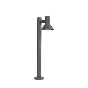 Moderní stojící venkovní lampa tmavě šedá 65cm - Humilis obraz