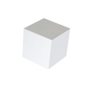 Moderní nástěnná lampa bílá - Cube obraz