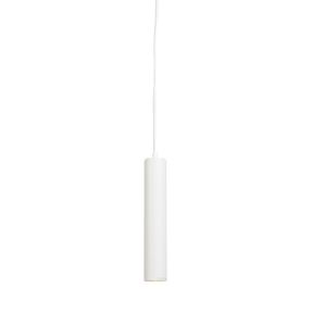 Designová závěsná lampa bílá - Tuba malá obraz
