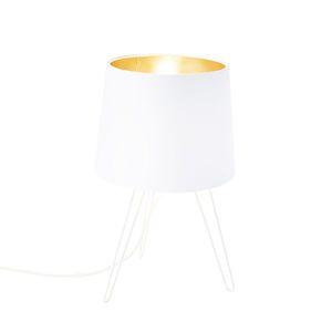 Moderní stolní lampa bílá - Lofty obraz