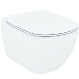 IDEAL STANDARD Tesi Závěsné WC se sedátkem SoftClose, Rimless, bílá T355101 obraz