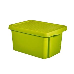 Box s víkem Essentials 16l zelený Curver obraz