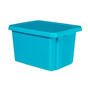 Box s víkem Essentials 26l modrý Curver obraz