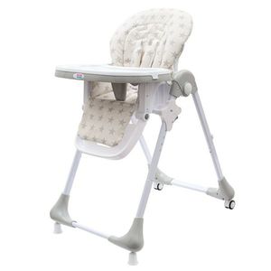 New Baby Jídelní židlička Gray Star - ekokůže obraz