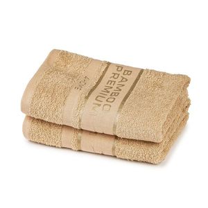 4Home Bamboo Premium ručník béžová, 50 x 100 cm, sada 2 ks obraz