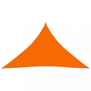 Stínící plachta trojúhelníková 5 x 5 x 6 m oxfordská látka Dekorhome Oranžová obraz