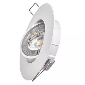 EMOS Bílé LED bodové svítidlo 5W s výklopným rámečkem Economy+ Barva světla: Teplá bílá ZD3121 obraz
