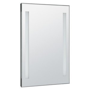 AQUALINE Zrcadlo s LED osvětlením 50x70cm, kolébkový vypínač ATH5 obraz